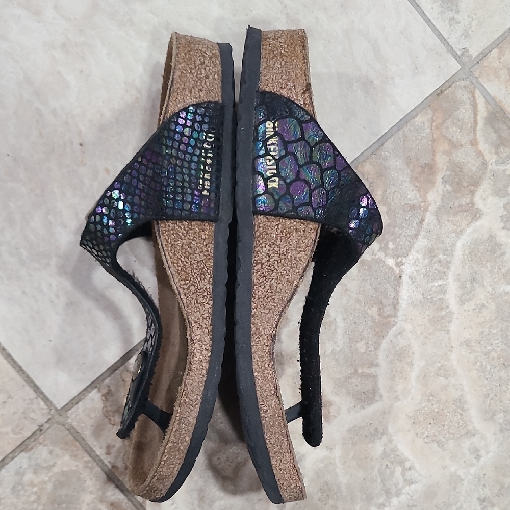Birkenstock Black and Iridescent Sandals - Picture 5 of 8